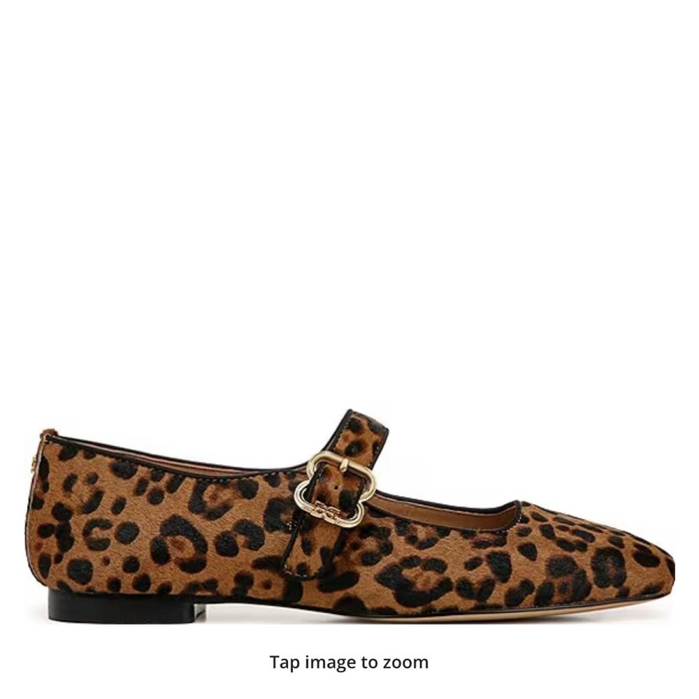 Sam Edelman Leopard Print Mary Jane Flats - Picture 7 of 7